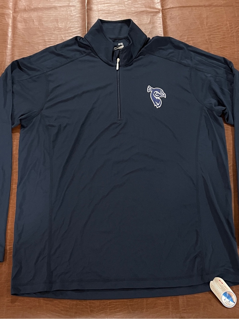 NWT Saint Peter’s University Peacocks 1/4 Zip Long Sleeve Activewear Top - XL